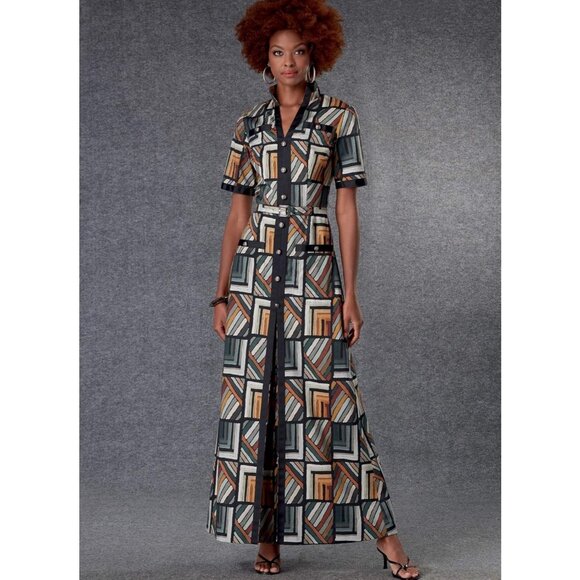 Vogue Patterns V1781 Misses Dress Belt Sewing Pattern Sizes 8-16 Retro-Inspired - Picture 4 of 8